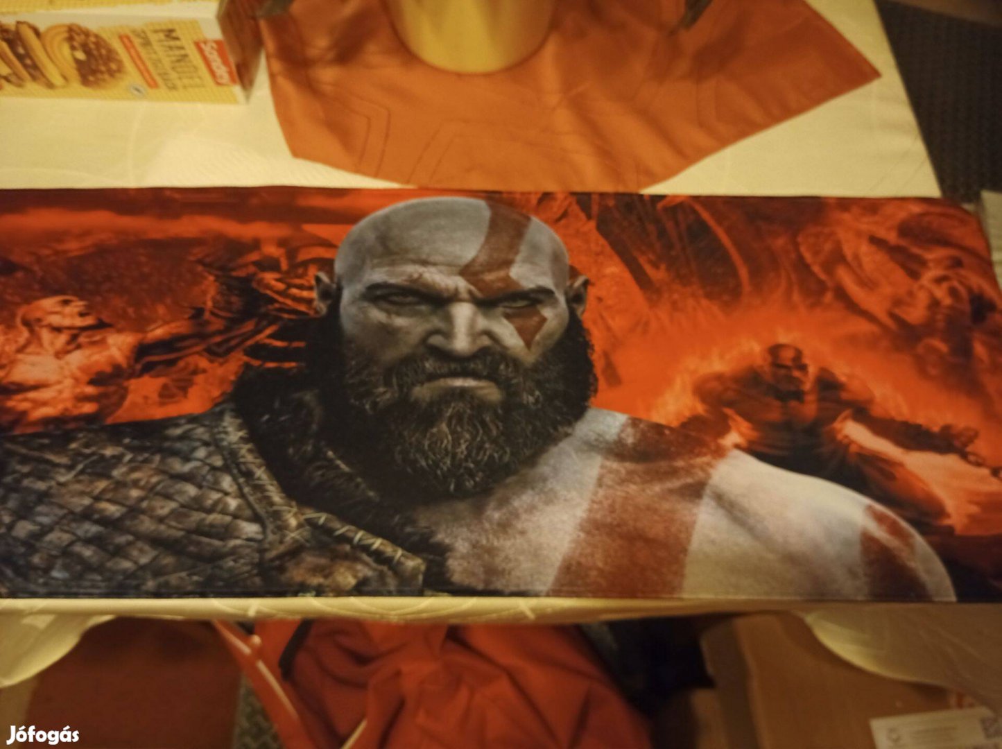 Új God of war gamer egérpad eladó 30 X 80 cm