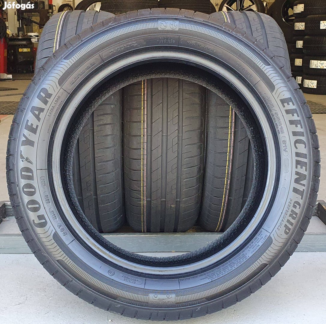 Új Goodyear Efficientgrip 195/55 R16 nyári gumi 4db 2024. /G275