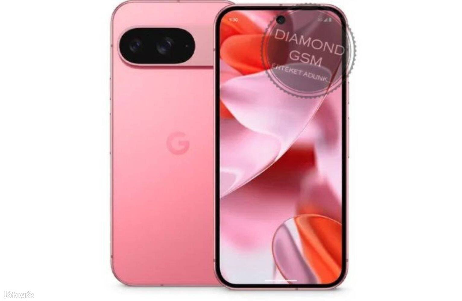 Új Google Pixel 9 128GB Dual, Pink színben, gyári