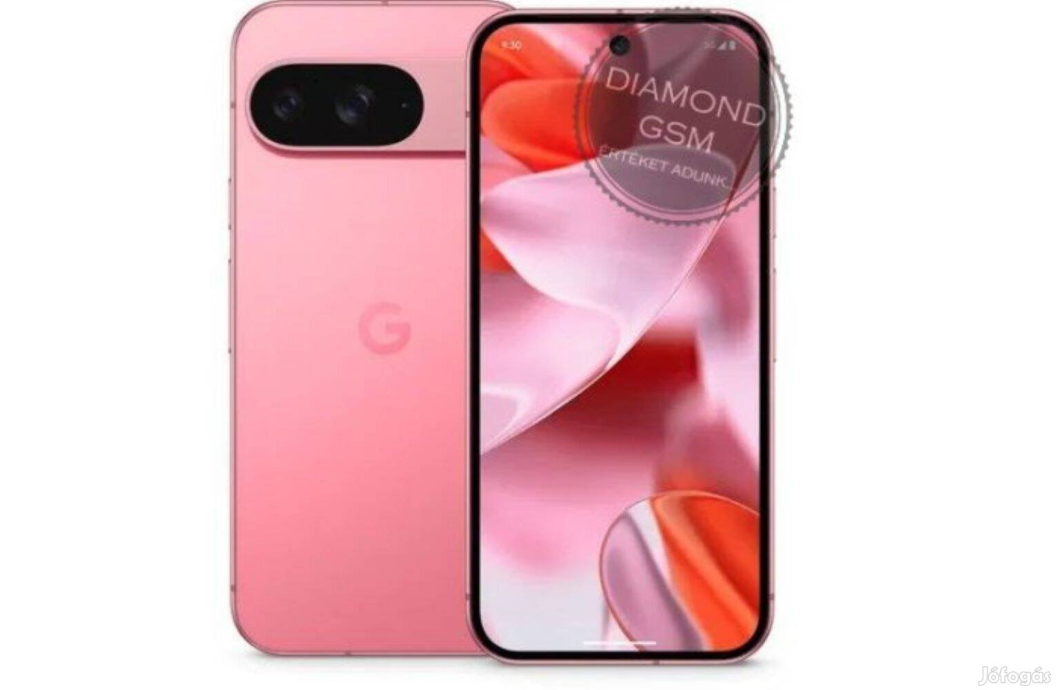 Új Google Pixel 9 128GB Dual, Pink színben, gyári