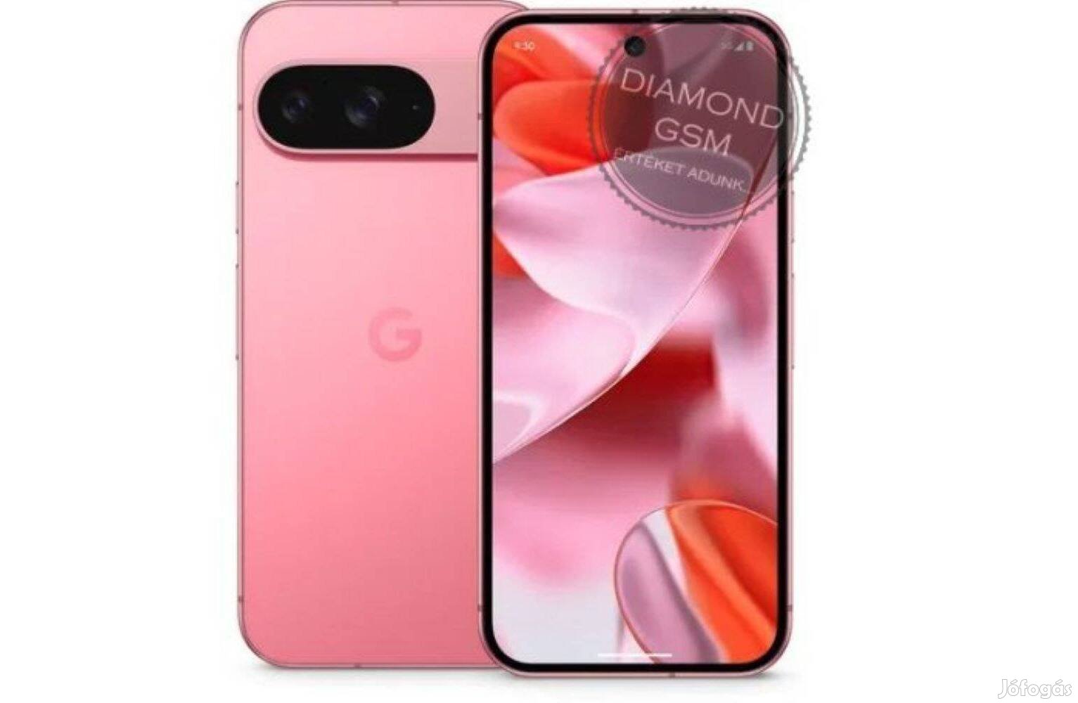 Új Google Pixel 9 128GB Dual, Pink színben, gyári