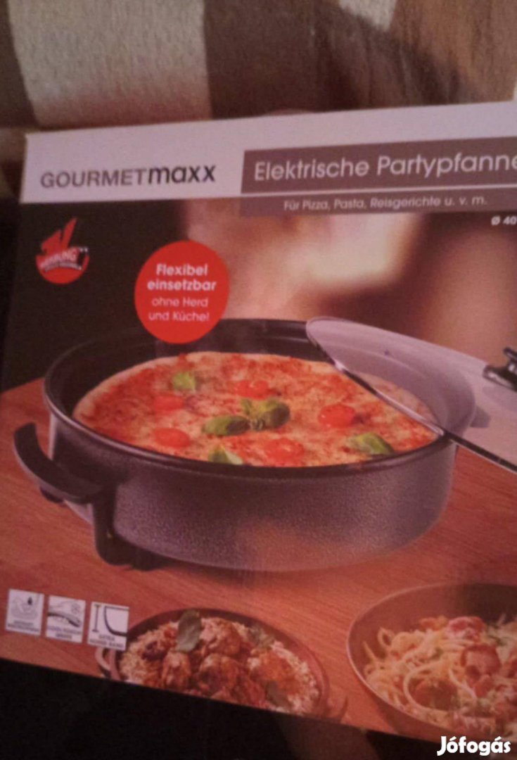 Új Gourmetmaxx elektronos serpenyő