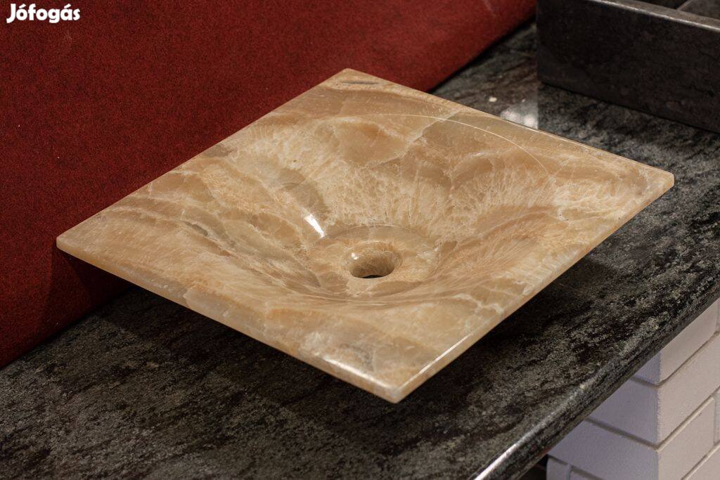 Új Gránit kőmosdó Plate, 43x43 cm