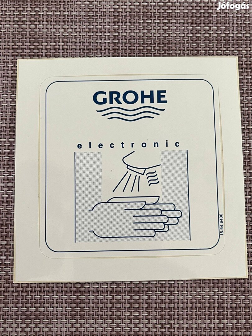 Új Grohe sticker automata infra infrás csap csaptelep matrica eladó