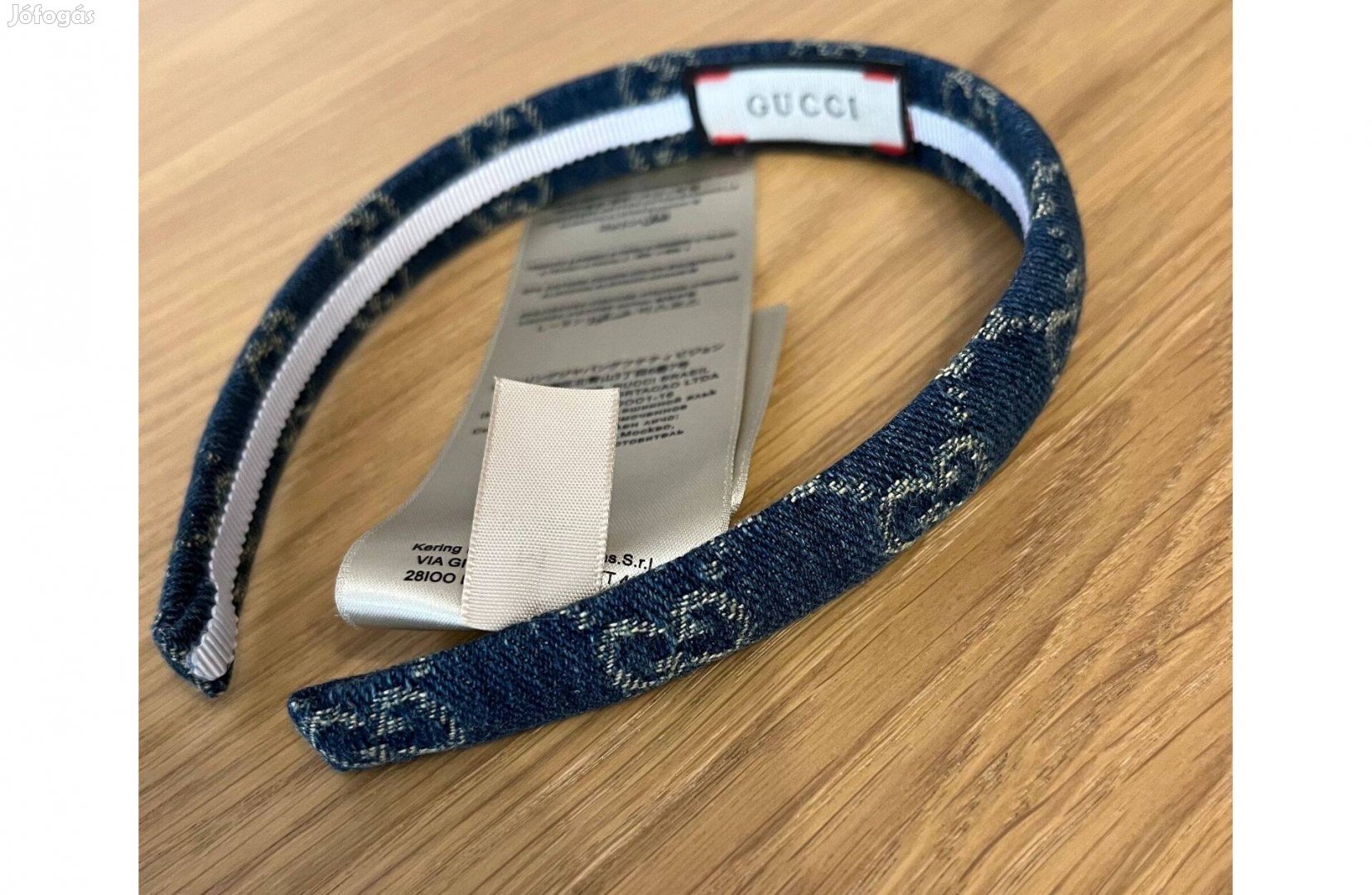 Uj Gucci Washed Denim Hari Band Hajpant Koptatott Farmer Kek Noi