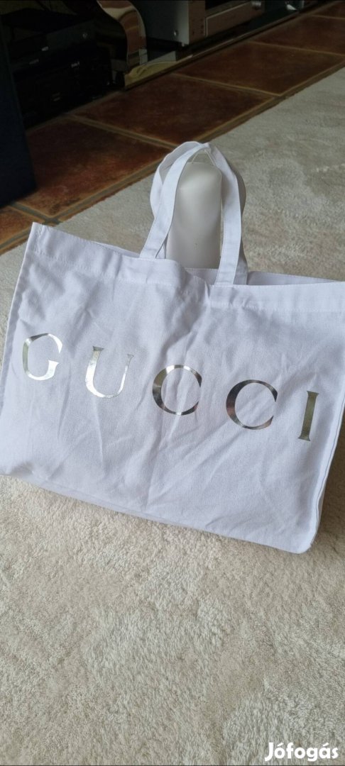 Új Gucci vászon táska szatyor, strandtáska