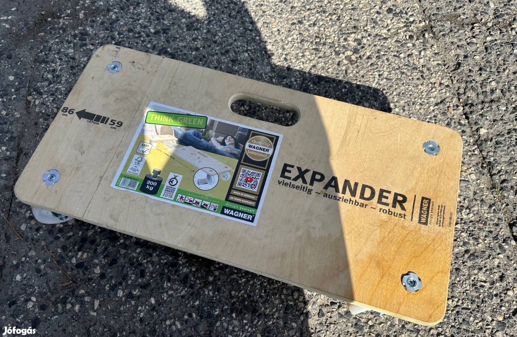 Új Gurulós tehermozgató expander