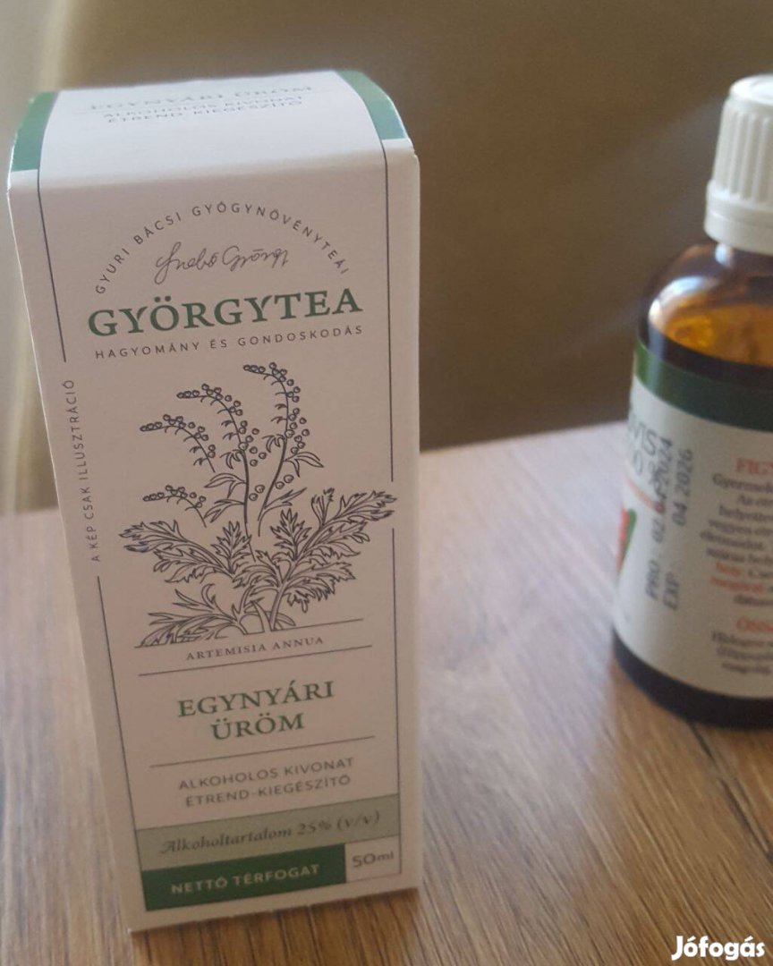 Új Györgytea - Egynyári üröm alkoholos kivonat 50 ml - artemisia annua