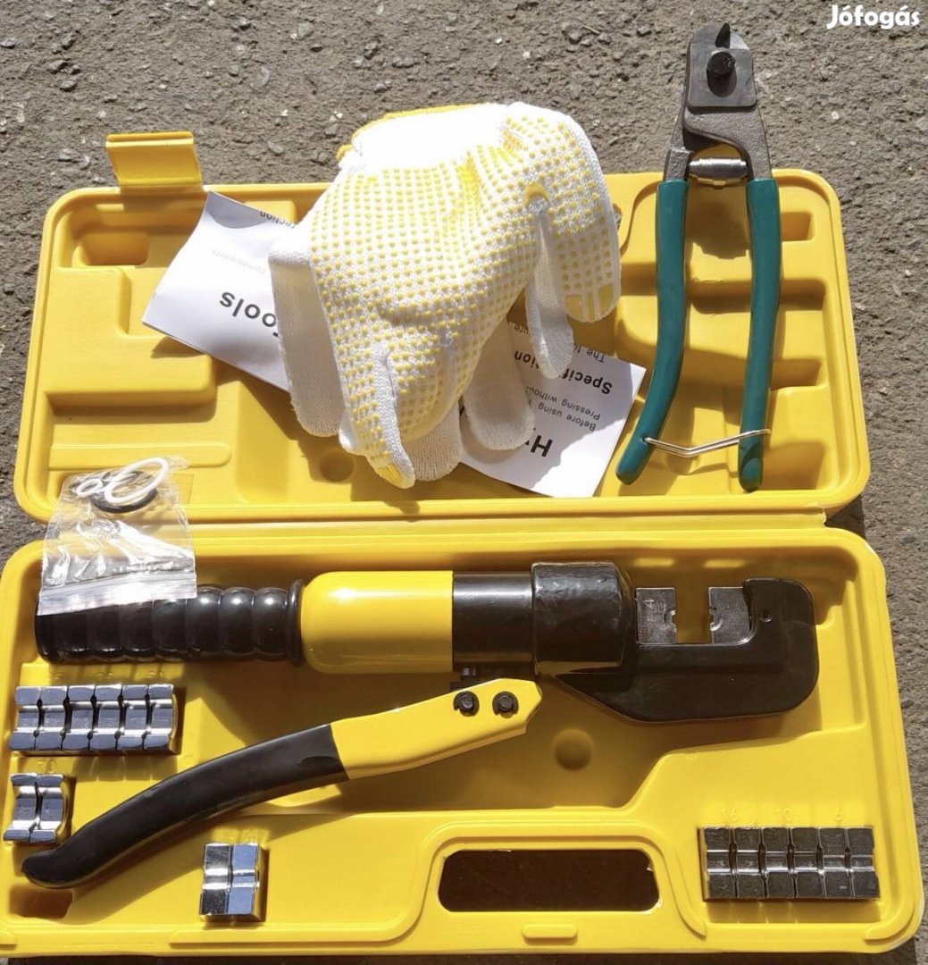 Új HA-0042 Hidraulikus Krimpelőfogó 6Ton 4-70mm