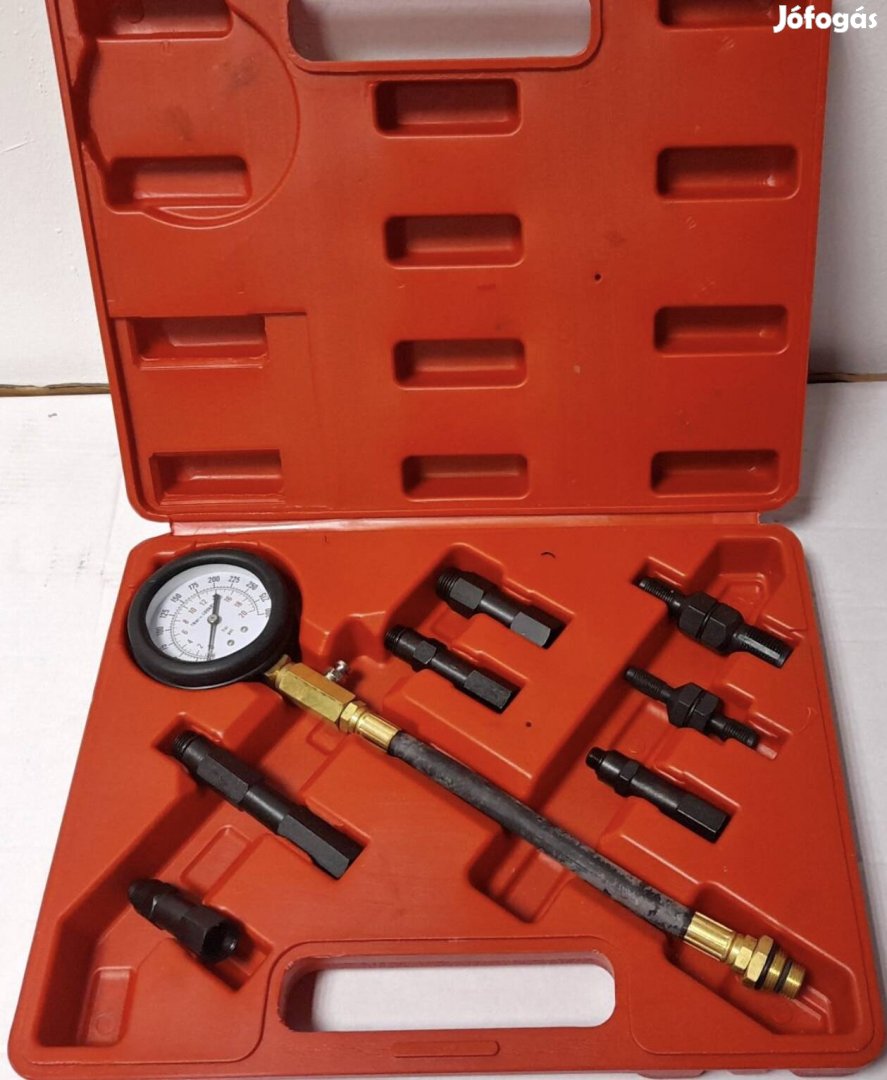 Új HA-2107 Benzines motor kompressziómérő készlet 0-20 bar 