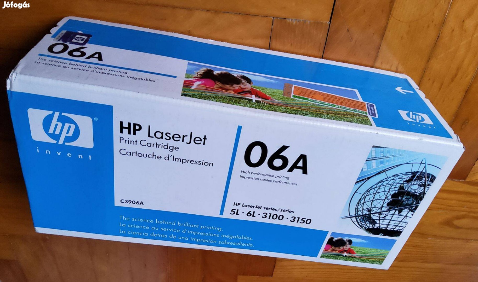 Új HP 06A toner C3906A 3906 Hewlett Packard 5L 6L 3100 3150