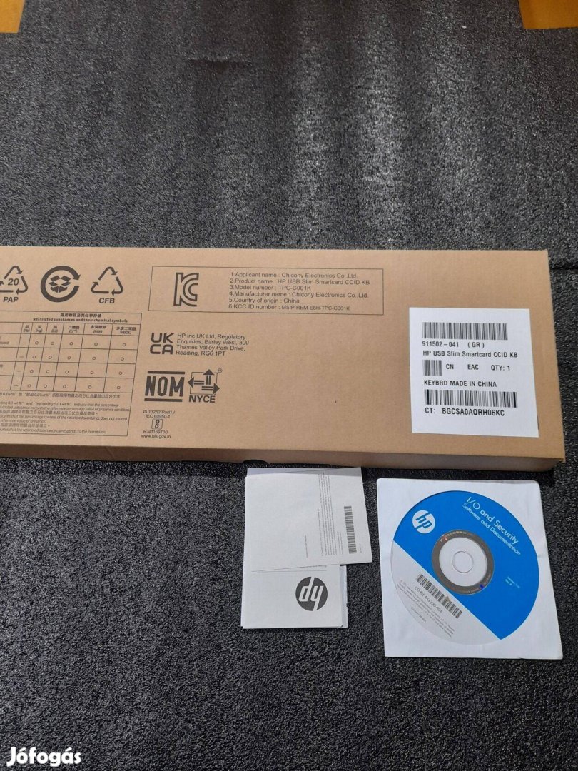 Új HP Business Slim Smartcard Billentyűzet