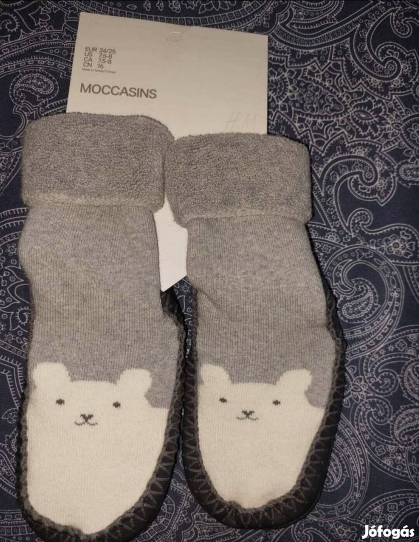 Új HM 2425 mokaszin zoknicipő puhatalpú