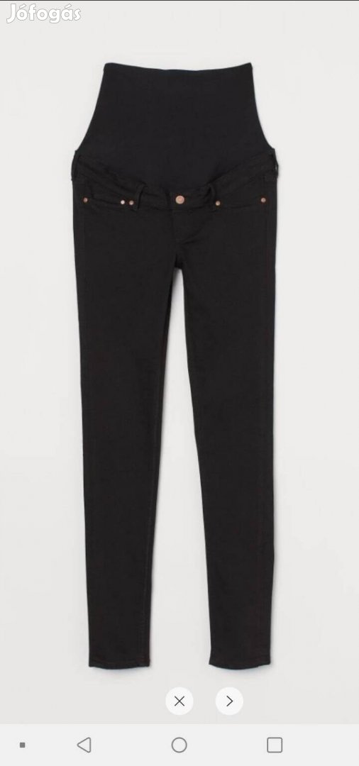 Új H&M kismama skinny farmernadrág (L-es)