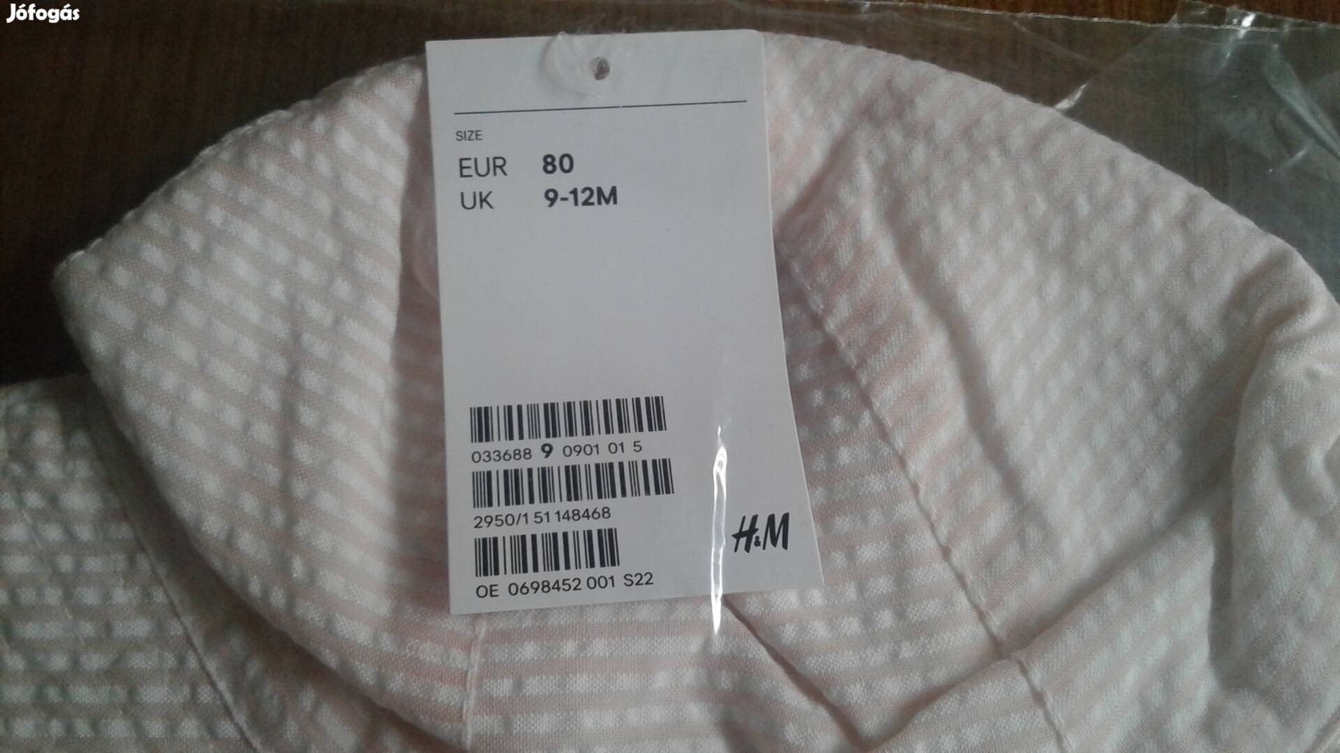 Új H&M rózsaszín napkalap 