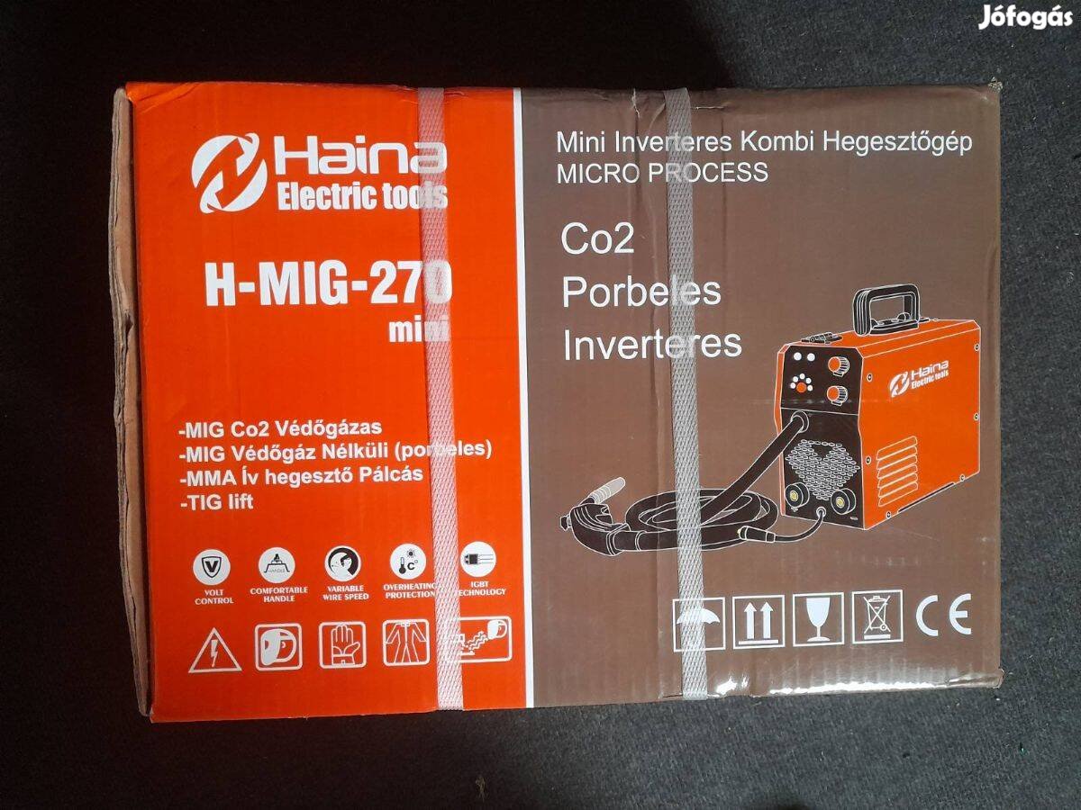 Új Haina H-MIG270 porbeles Co2 Hegesztőgép
