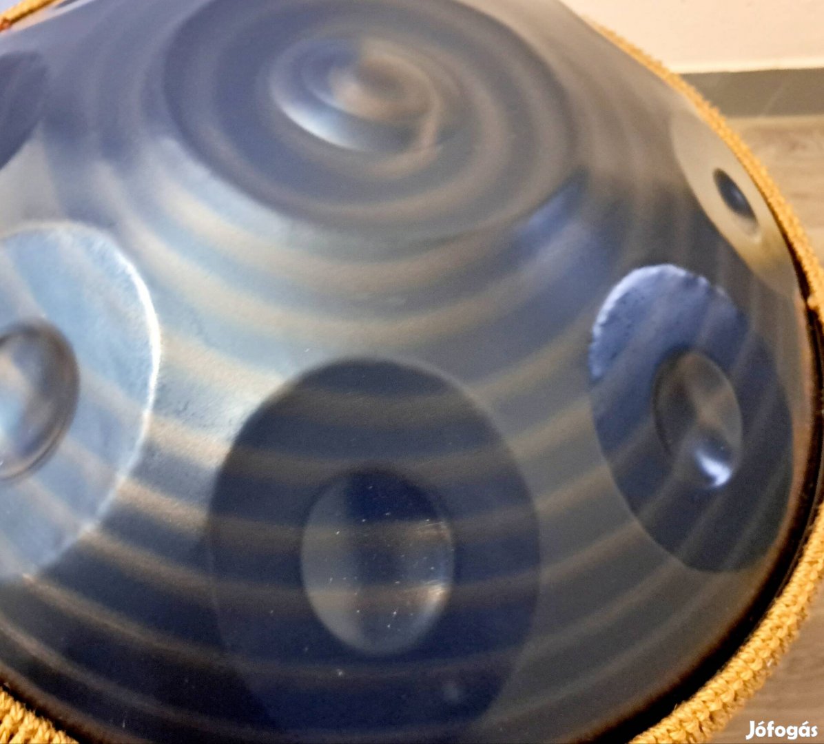 Új Handpan Galaxy Blue design, 10 hang, 432Hz