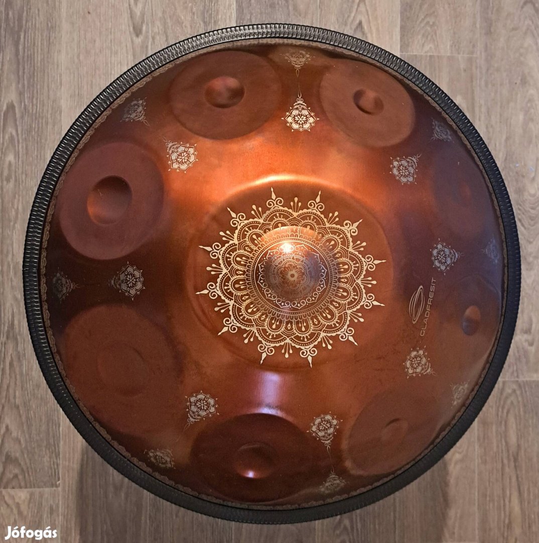 Új Handpan Mandala design, 440Hz, G-minor