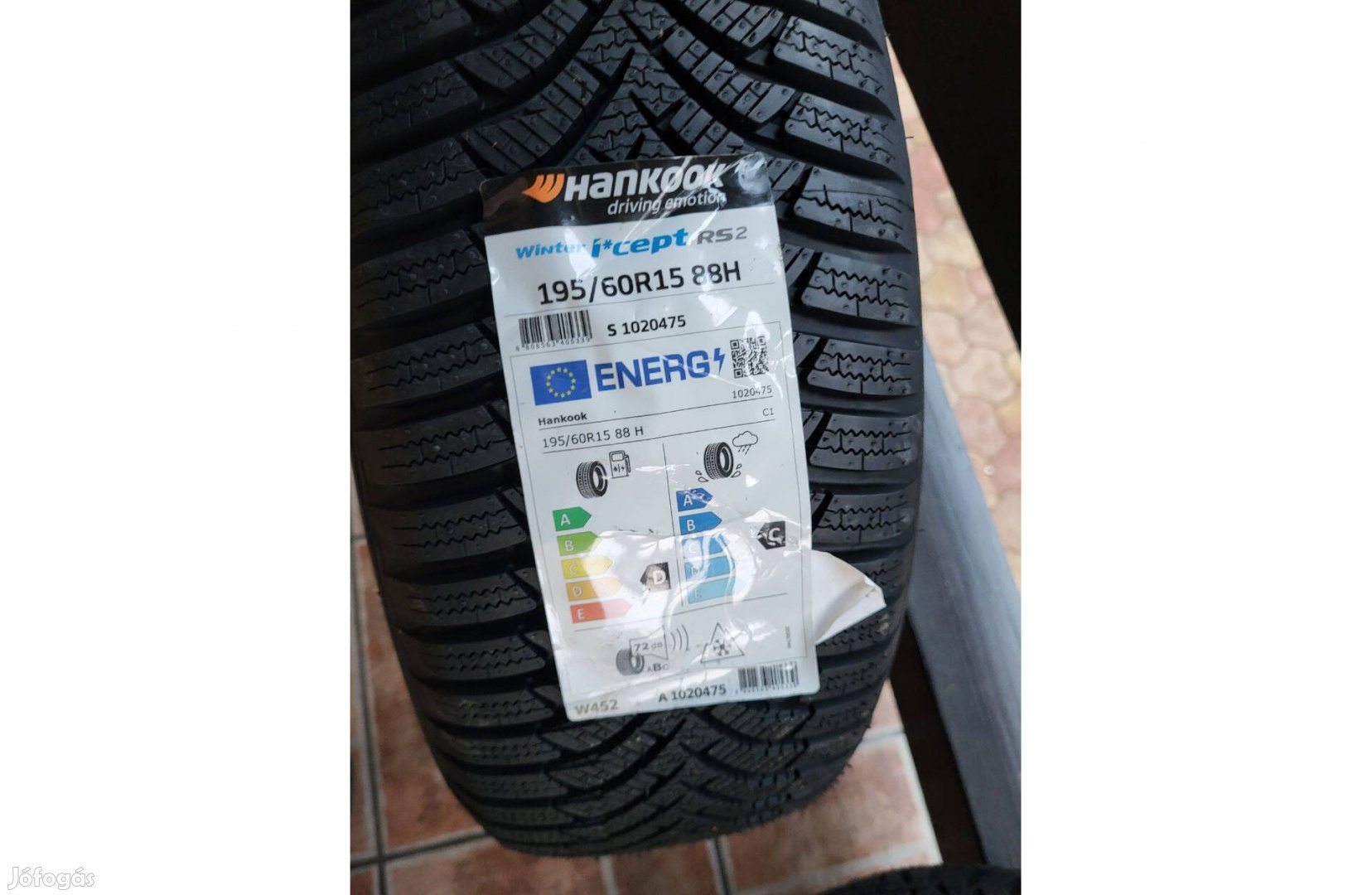 Új Hankook 195/60/15 88H Winter Icept RS2 téli gumi téligumi