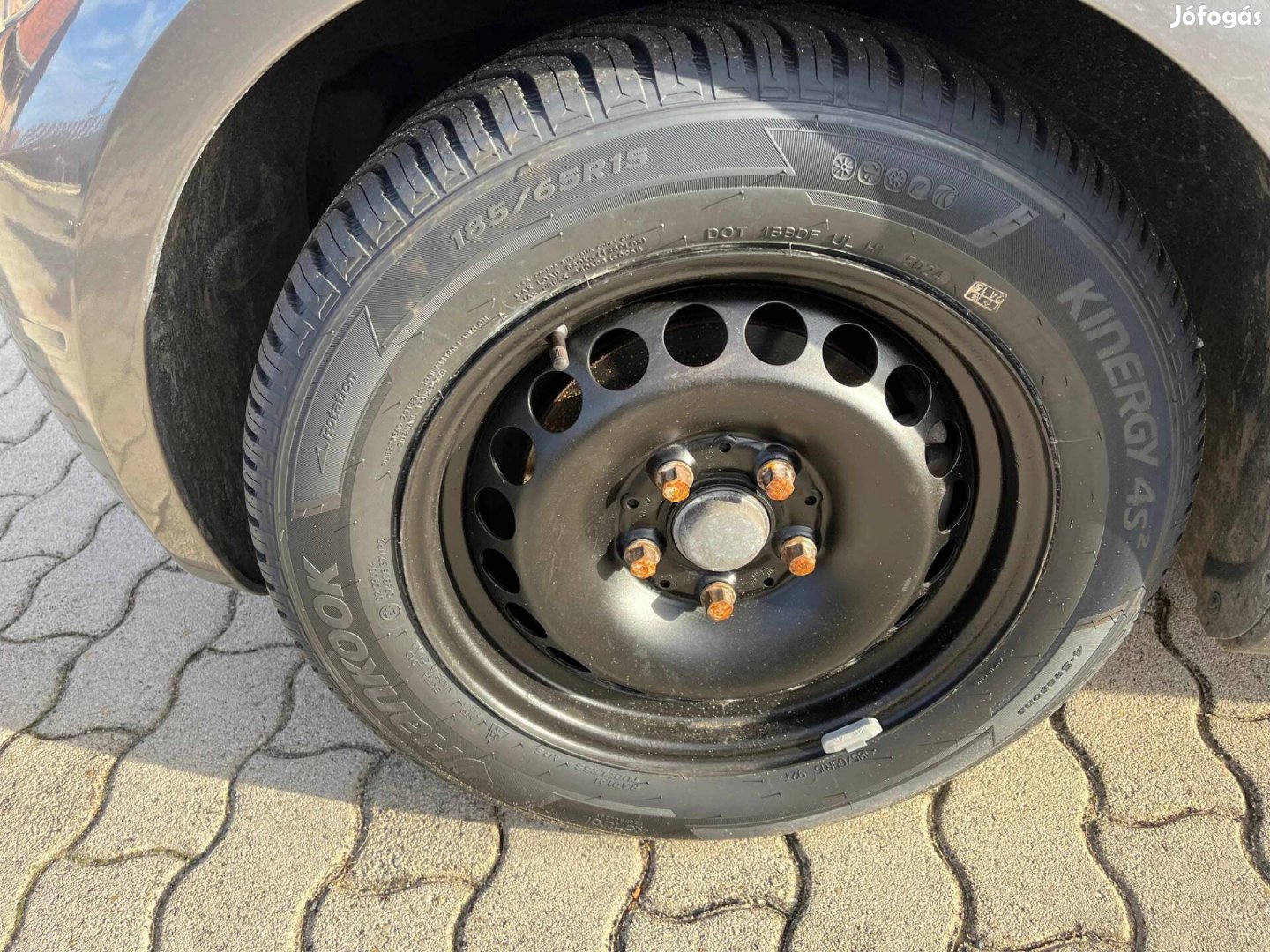 Új Hankook 4 évsz. gumik acélfelniken Mercedes W169, W245