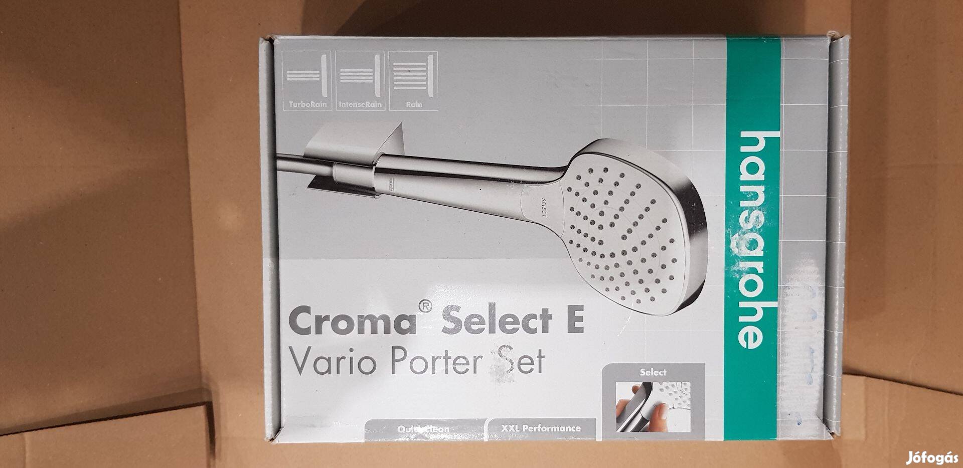 Új Hansgrohe Croma Select E Vario 125 cm zuhanyszett + tartó 26425400