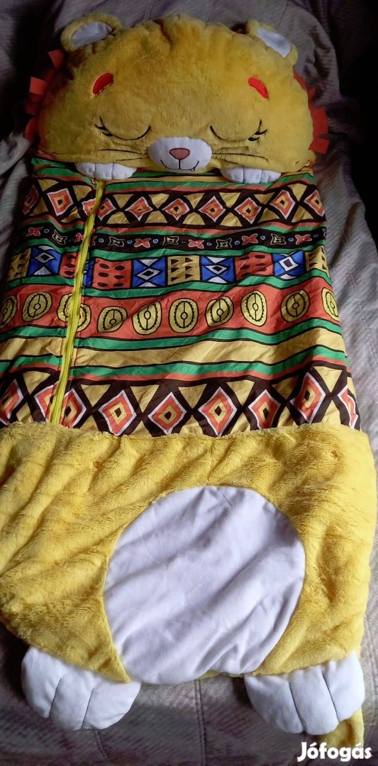 Új Happy Nappers Lex the Lion gyermek hálózsák 168 cm