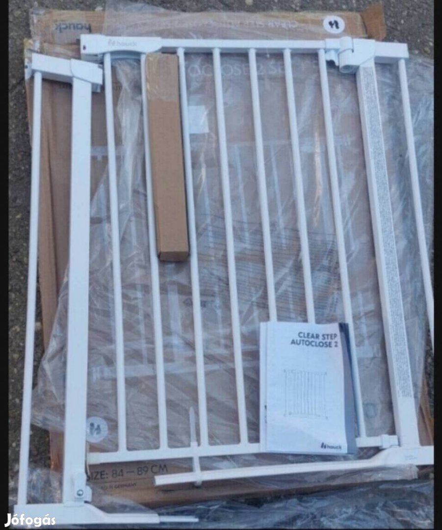 Új Hauck Autoclose gyerekrács  75-89 cm