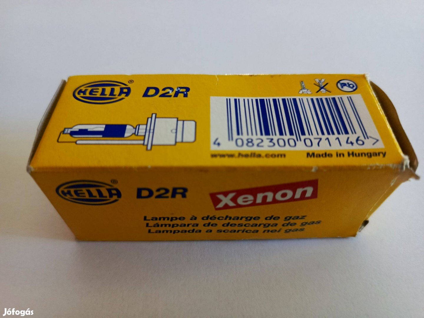Új Hella 8GS 007 001-121 AN Izzó Xenon D2R 12/24V 35W