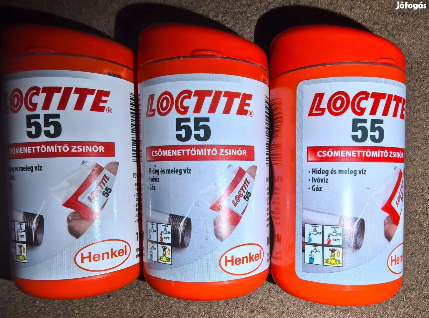 Új Henkel Loctite 55 tömítőzsinór 160 m