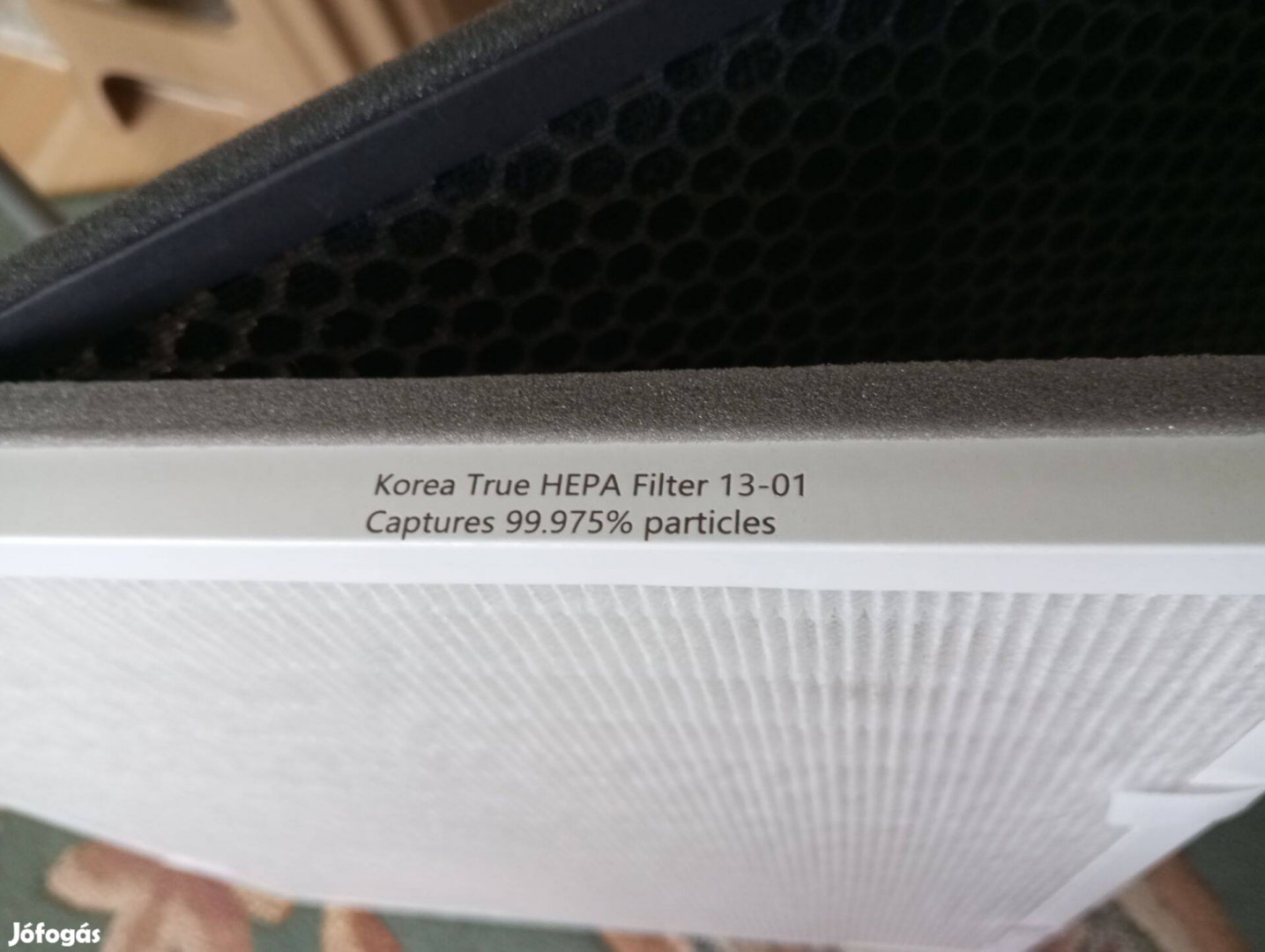 Új Hepa filter légtisztítóhoz 13.01. 43x34x2,5 cm