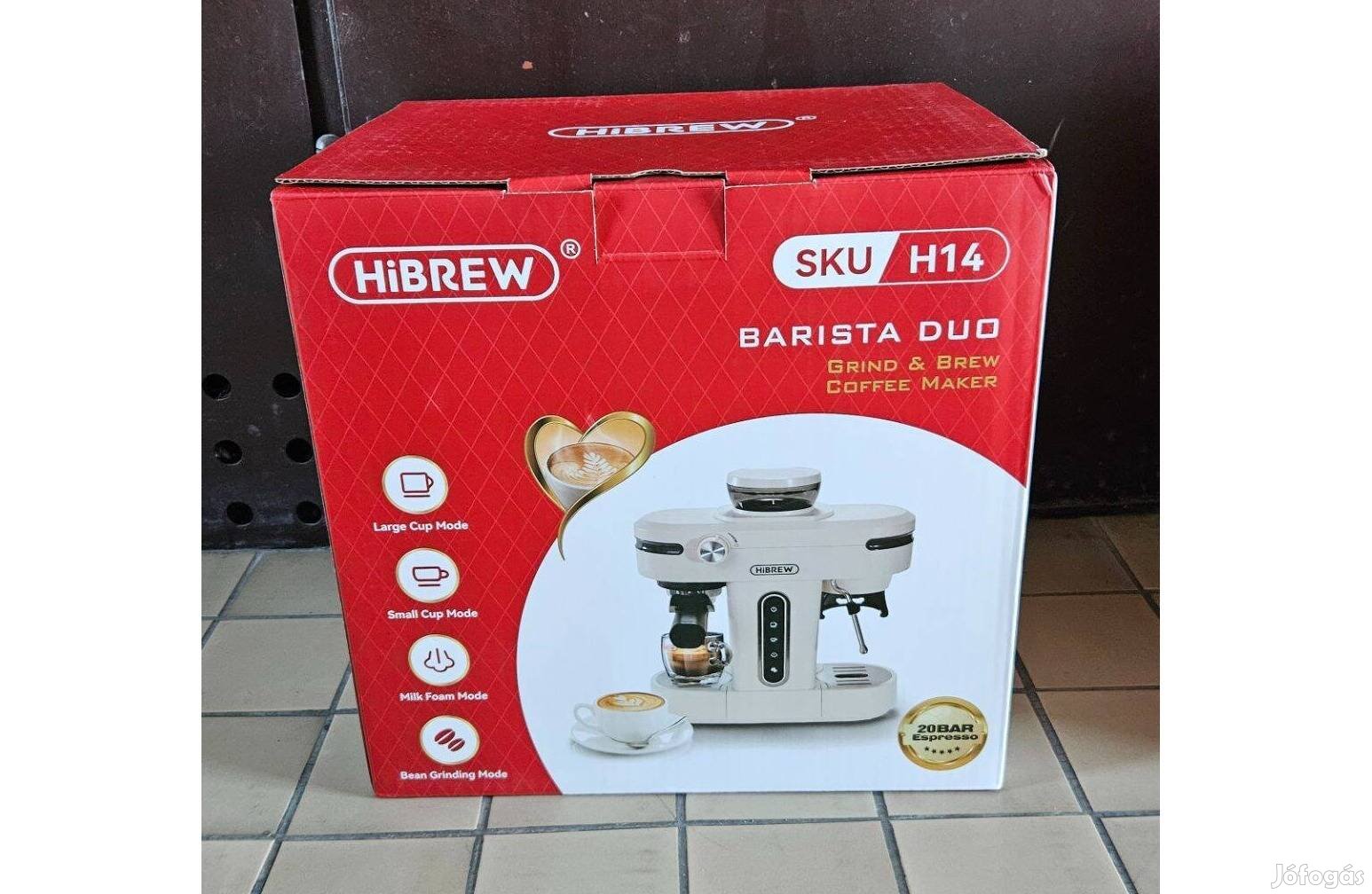 Új Hibrew H14 Barista Duo kávéfőző kávégép