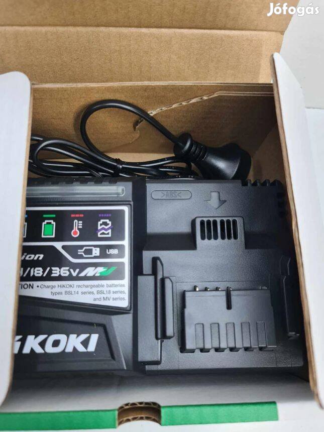 Új Hikoki 18V/36V akkumulátor töltő