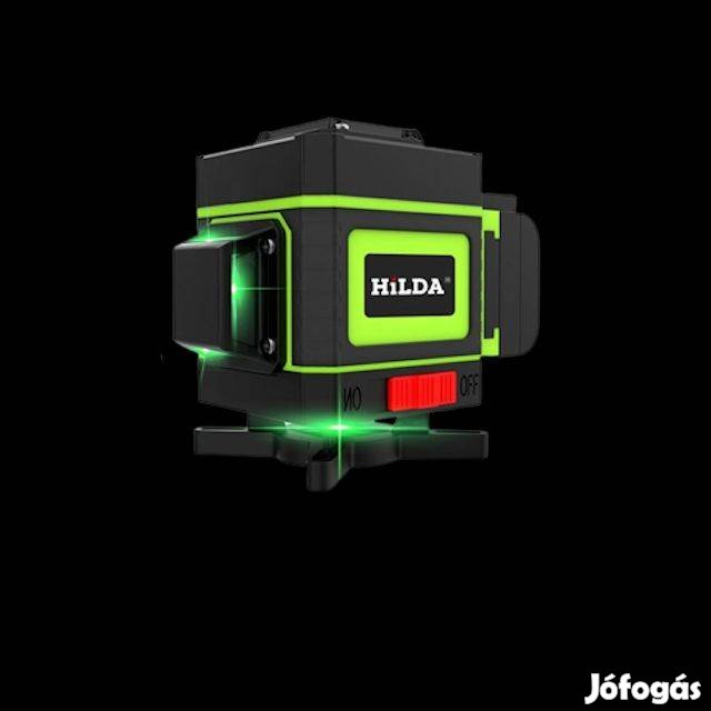 Új Hilda 3DZ% 360° Zöld Szintező Lézer, Szintezőlézer,Garanciával,Áfás