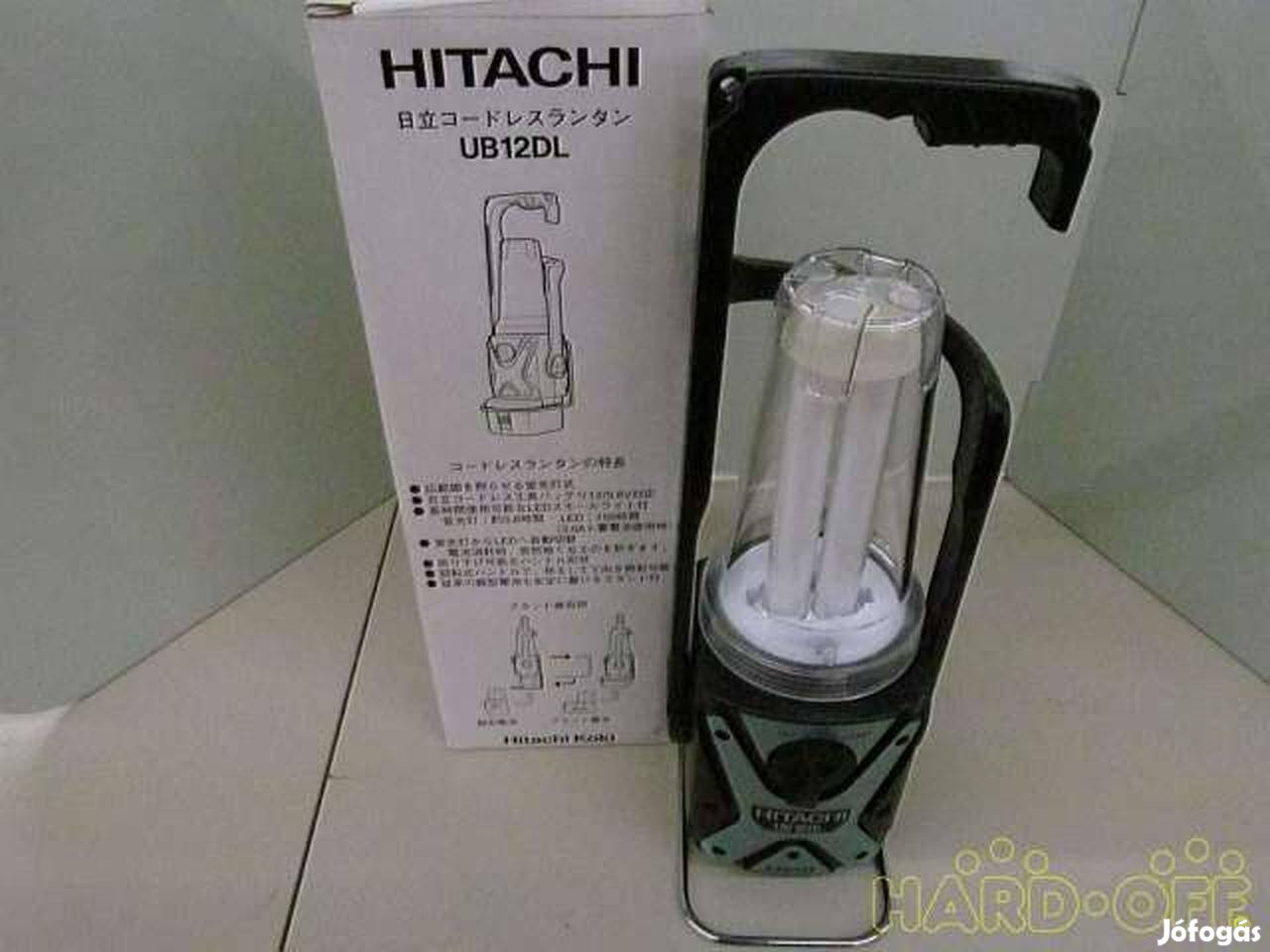 Új Hitachi (Hikoki) UB12DL Fénycsöves lámpa 12V (akku és töltő nélkül)