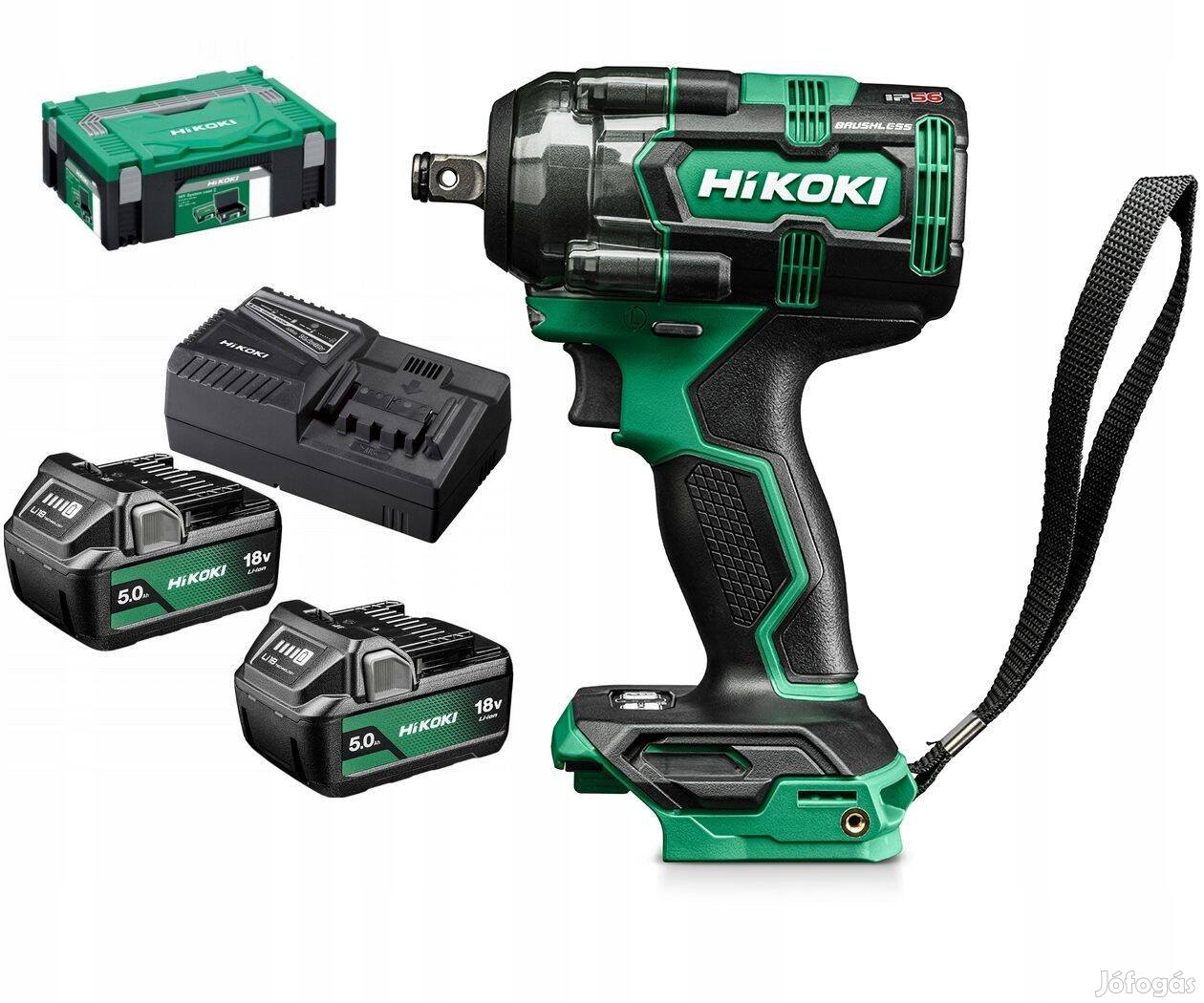 Új Hitachi (Hikoki) WR18Dhwpz Akkus ütvecsavarozó (18V/2x5.0Ah/345Nm)