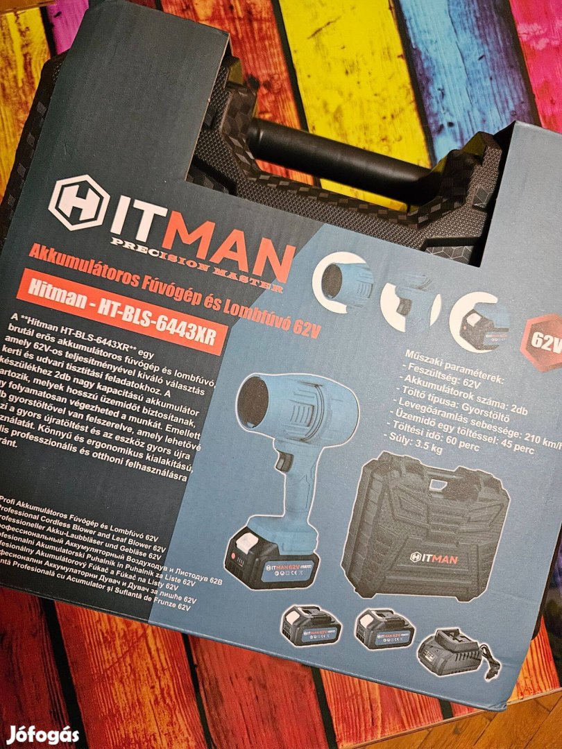 Új Hitman 2 Akkumulátoros Fúvógép és Lombfúvó