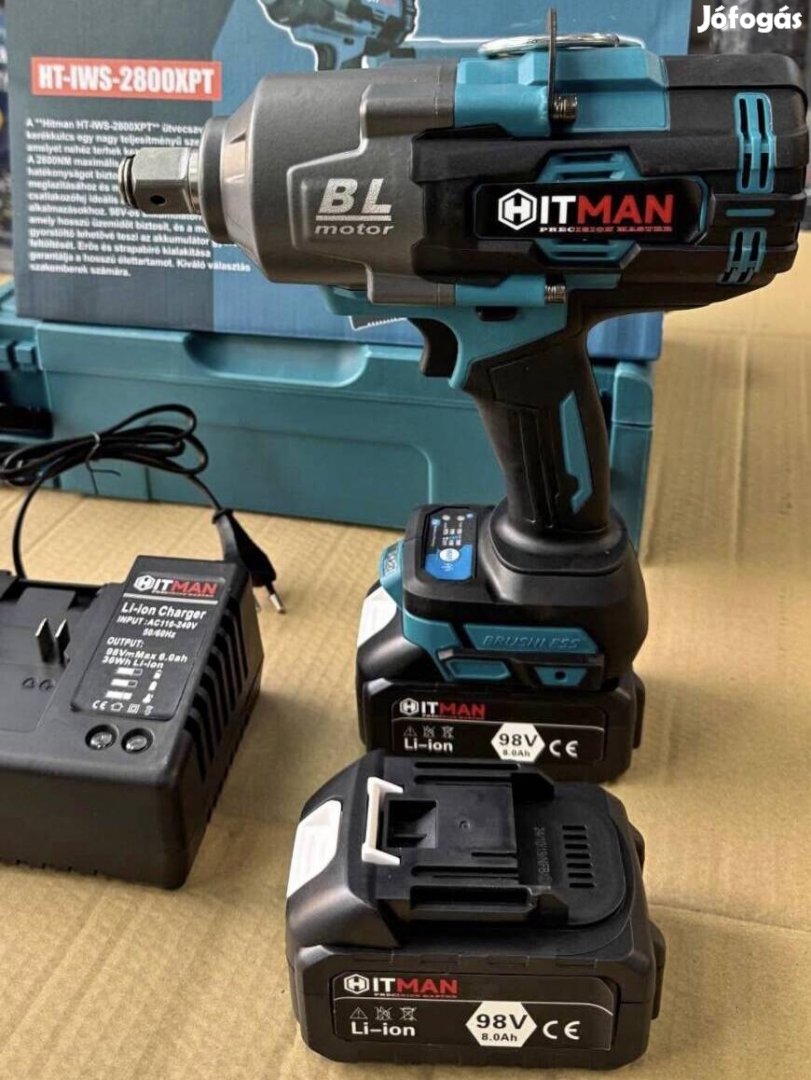 Új Hitman Ütvecsavarozó Kerékkulcs 2800NM3/4" - 2800NM - 98  