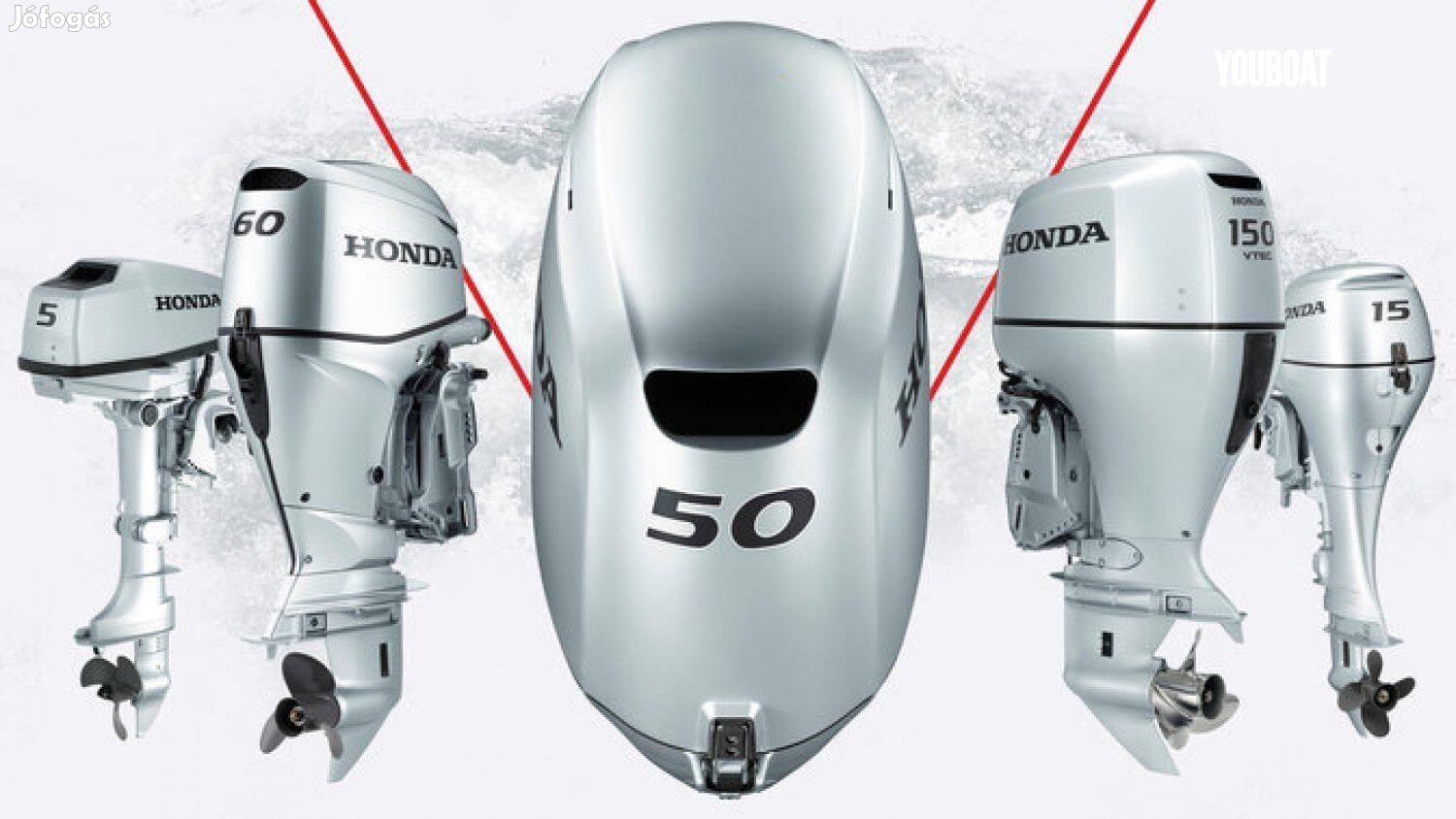 Új Honda BF 50 Srtu csónakmotor gumicsónak horgász motor