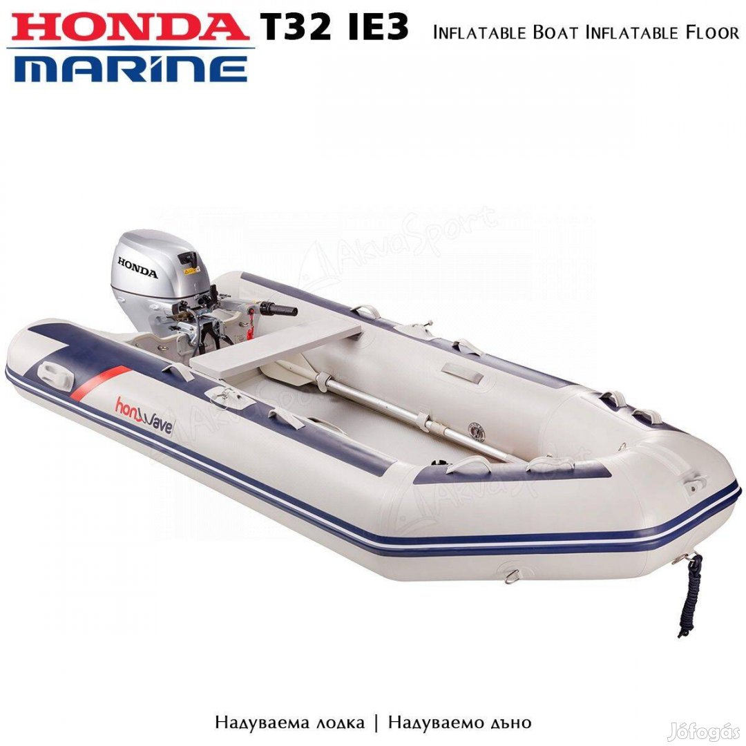 Új Honda T 32 IE gumicsónak horgász csónak