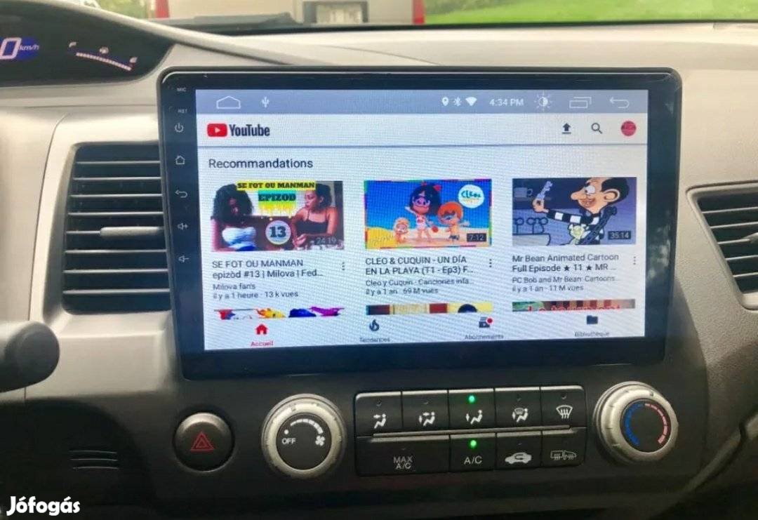 Új Honda civic accord crv Android GPS fejegység autó multimédia 2din 
