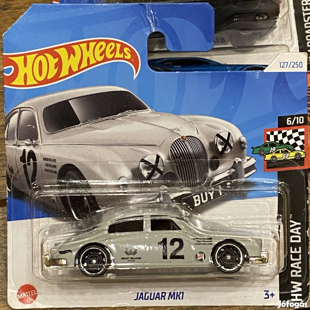 Új Hot Wheels Jaguar MK1 kisautó 