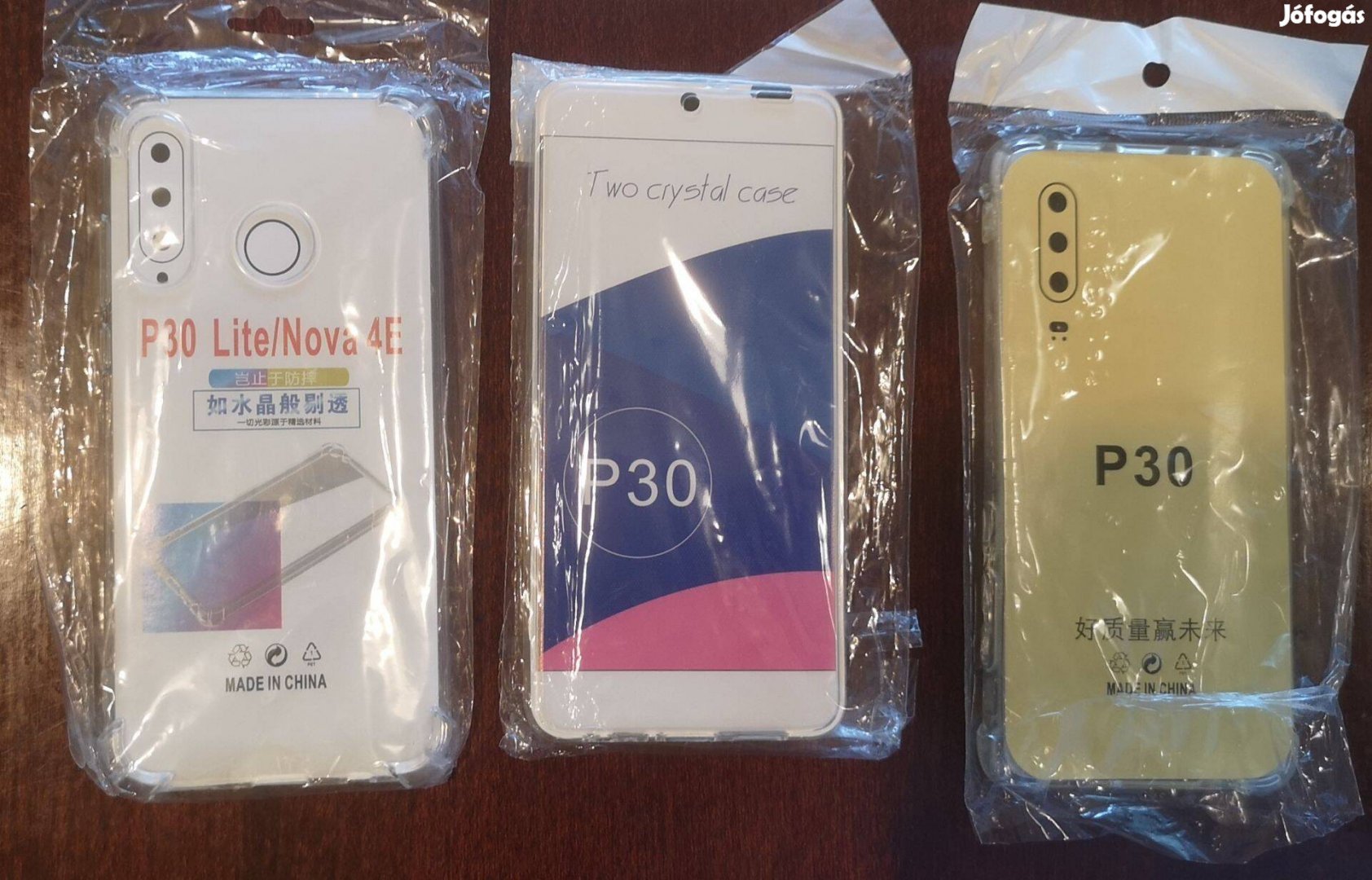 Új Huawei P30 és P30 Lite tok áttetsző szilikon tok és üvegfólia eladó