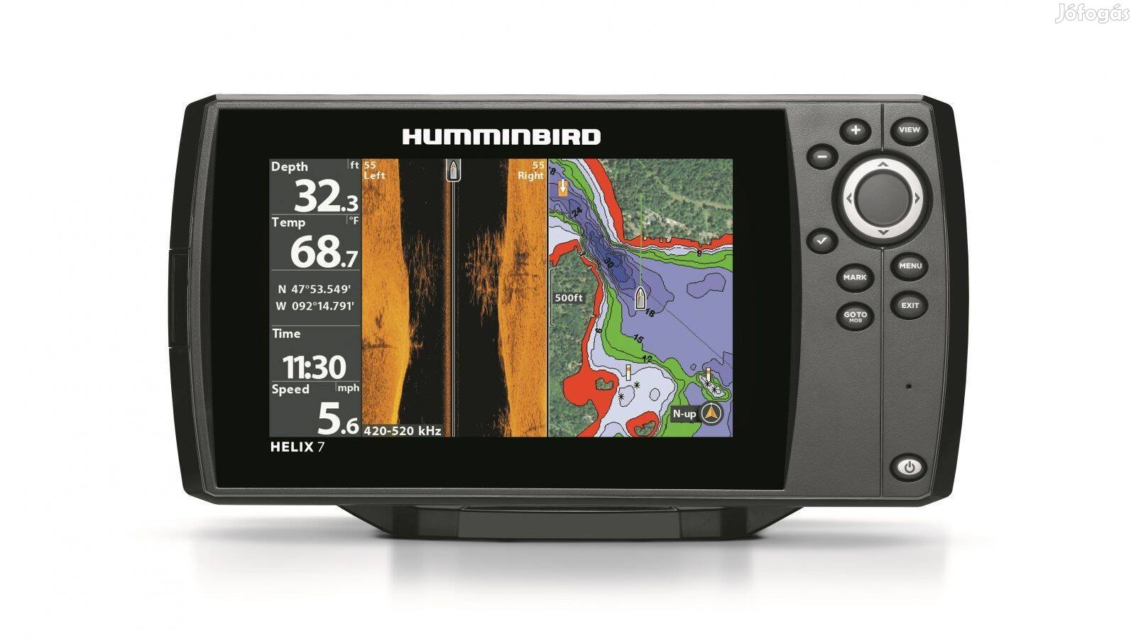 Új Humminbird Helix 7 Chirp Mega-SI GPS G4N neu szonár halradar