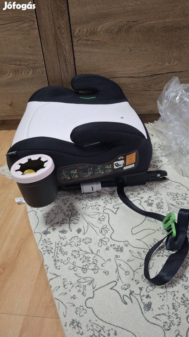 Új I-Swift ülésmagasító 125-150cm-IG isofixes, rózsaszín 