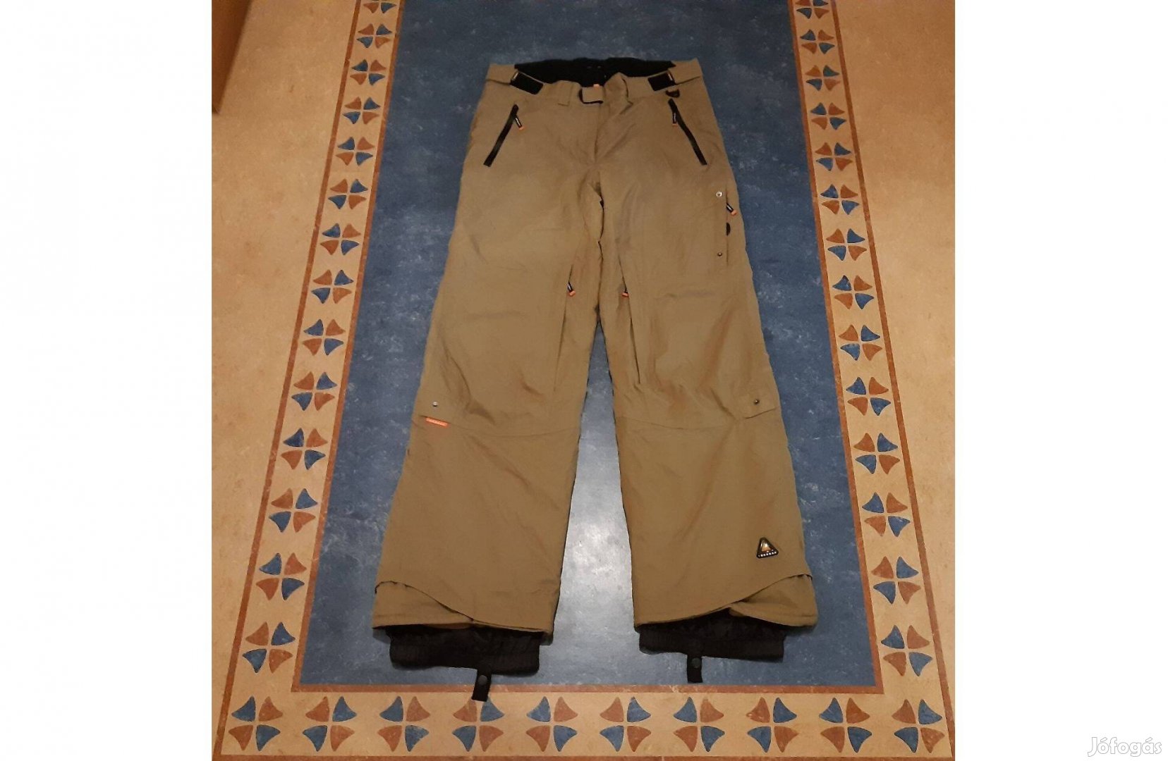 Új Icepeak Intersport trendi khaki-mustár keverék bélelt sínadrág40 42