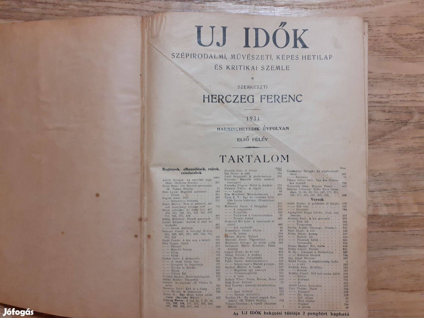 Uj Idők (1931 első félév)