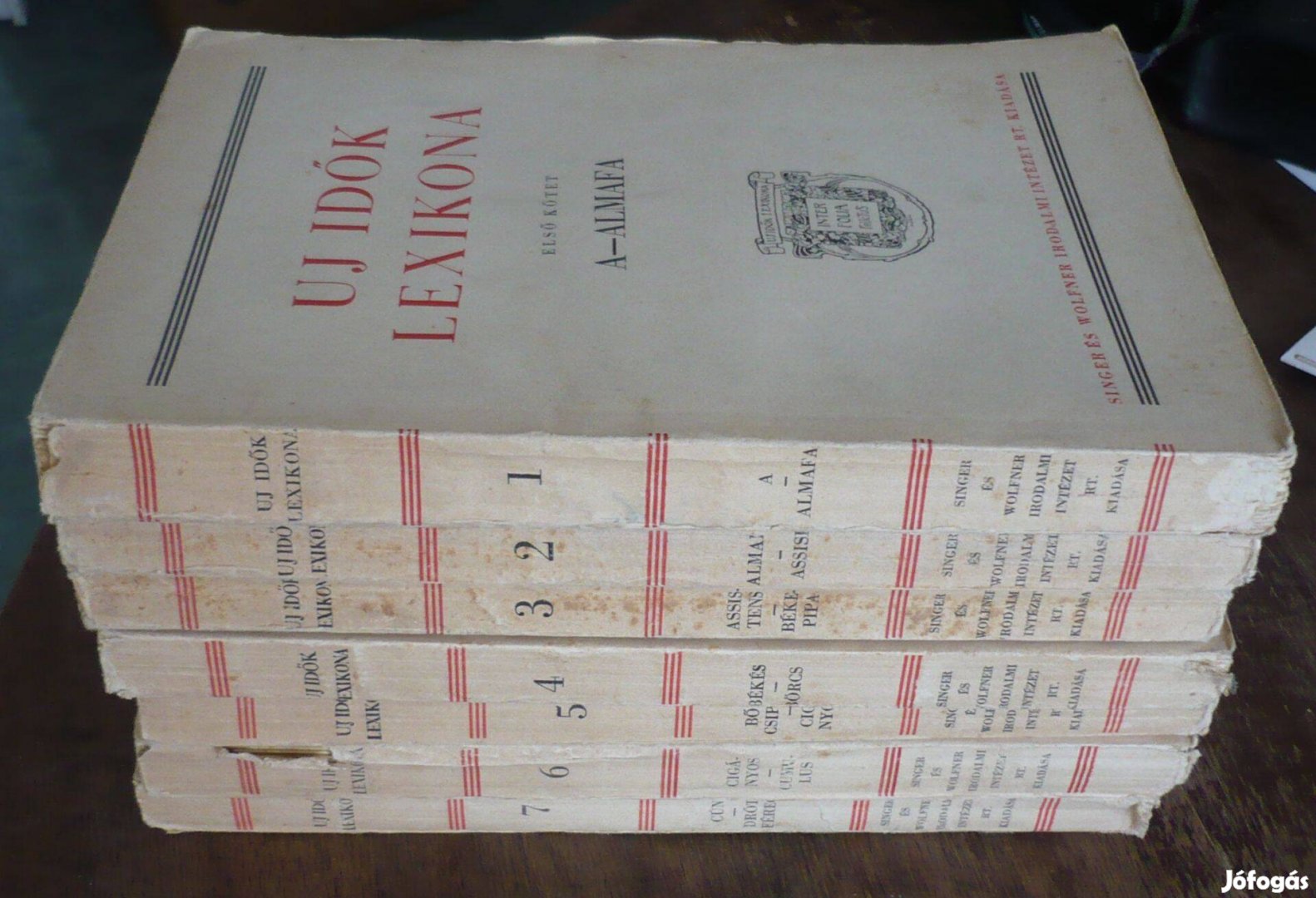 Új Idők lexikona, 1.-7. kötet nem teljes