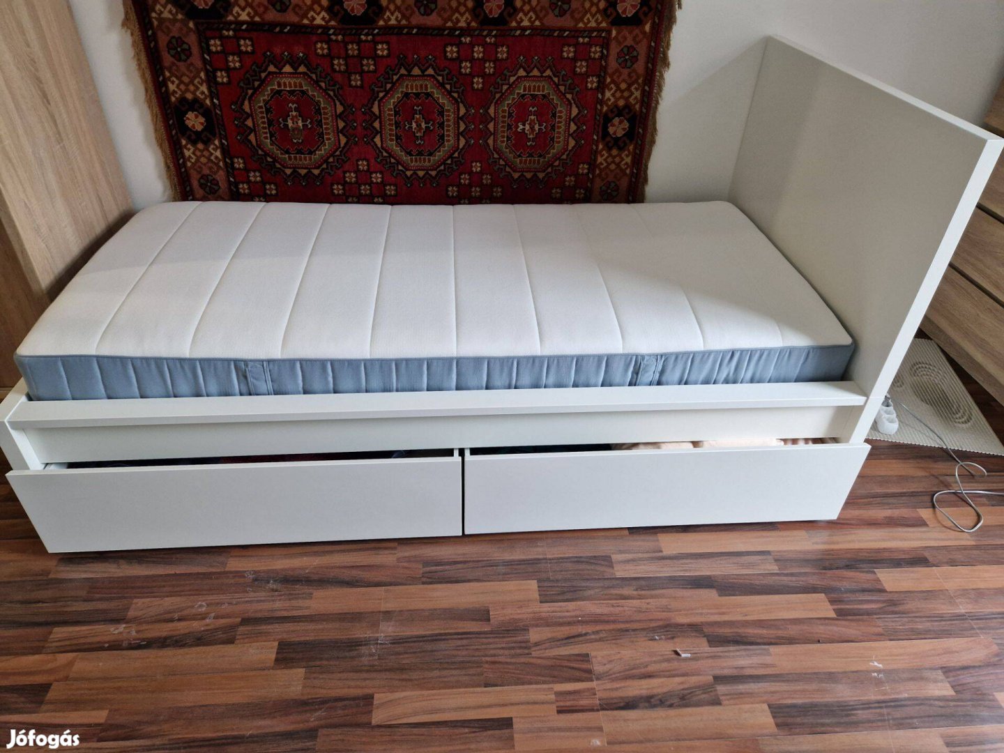 Új Ikea Malm ágykeret+Vesteröy matrac 90X200
