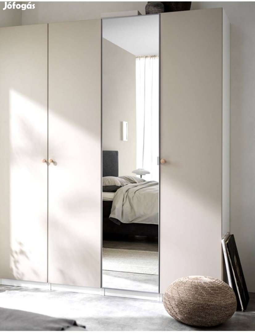 Új Ikea Reinsvoll ajtó bézs szürke Pax
