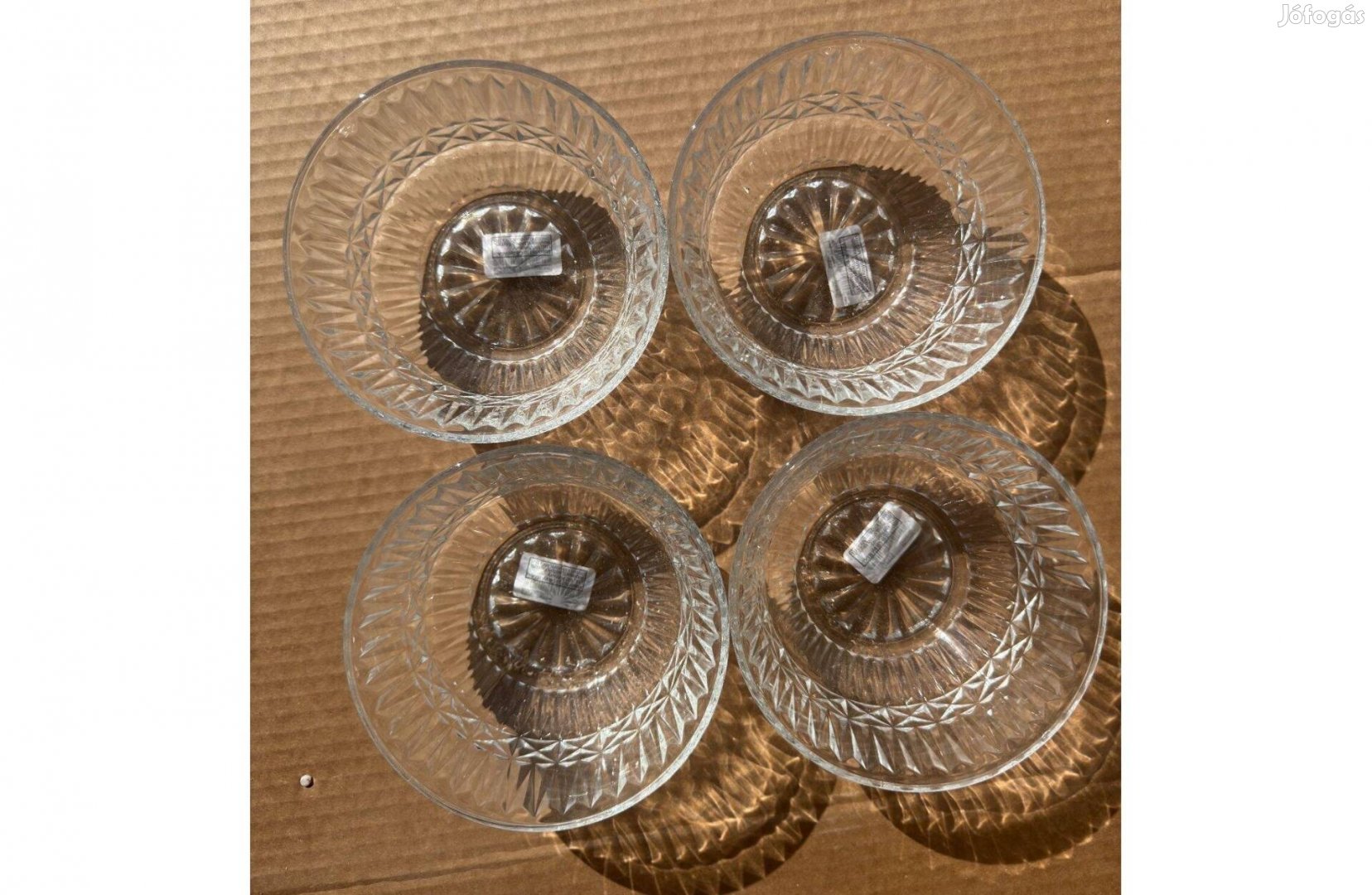 Új Ikea Sallskaplig Tál Átlátszó Üveg Mintázott 15 cm